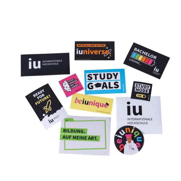 IU Sticker Set – Kreative Aufkleber für deinen Uni-Style