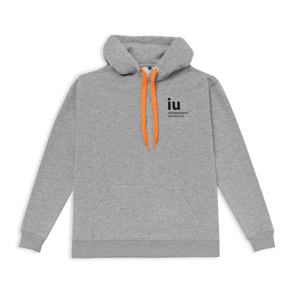 Hoodie gray unisex | Buy online at IU Shop