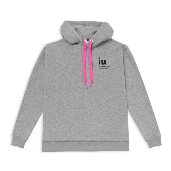 Hoodie gray unisex | Buy online at IU Shop