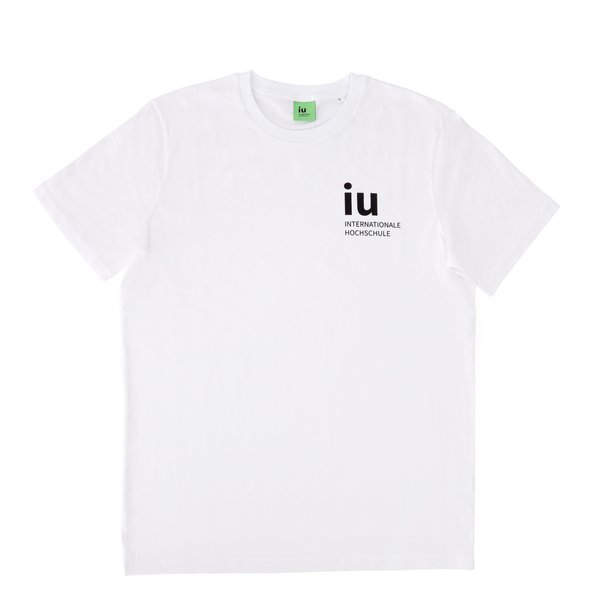 Sustainable t-shirt made from 100% organic cotton in white | IU Shop