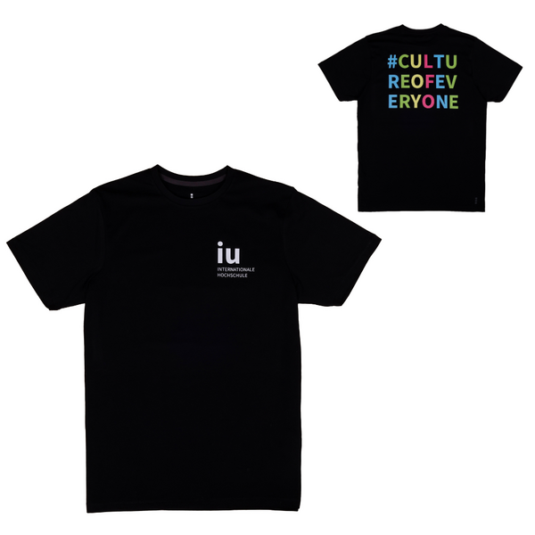 Culture of Everyone T-Shirt aus 100% Baumwolle in Schwarz | IU Shop