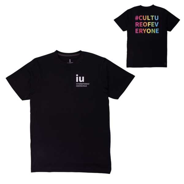Culture of Everyone T-Shirt aus 100% Baumwolle in Schwarz | IU Shop