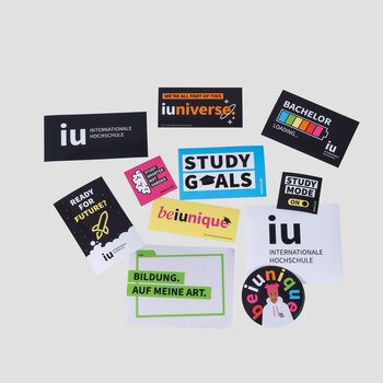 IU Sticker Set - Creative stickers for your university style