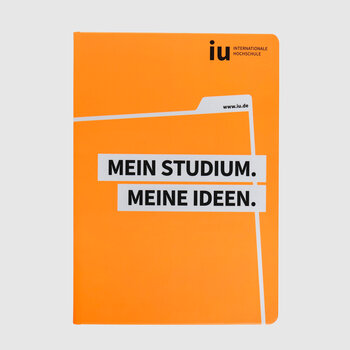 Notizbuch A5 Hardcover Neonorange | Online kaufen im IU Shop