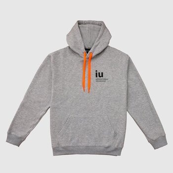 Hoodie grau unisex | Online kaufen im IU Shop