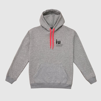 Hoodie grau unisex | Online kaufen im IU Shop