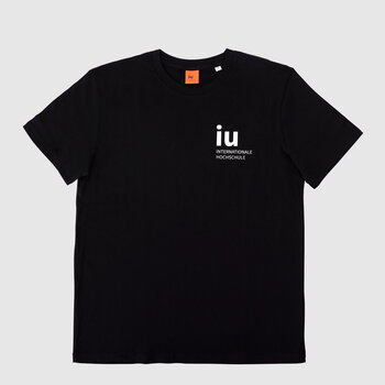 Nachhaltiges T-Shirt aus 100% Bio-Baumwolle in Schwarz | IU Shop