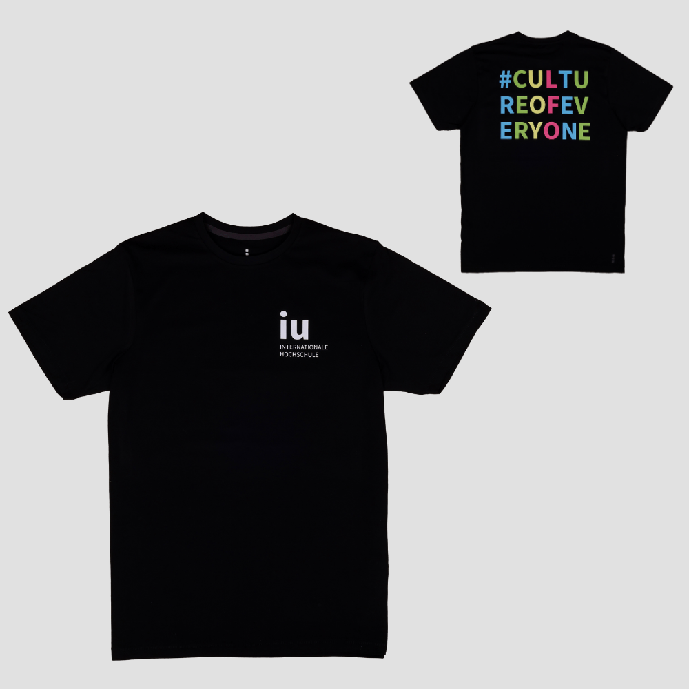 Culture of Everyone T-Shirt aus 100% Baumwolle in Schwarz | IU Shop