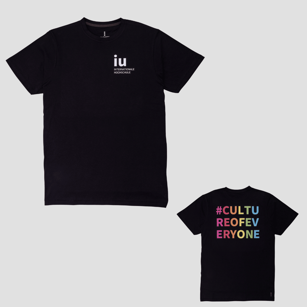 Culture of Everyone T-Shirt aus 100% Baumwolle in Schwarz | IU Shop